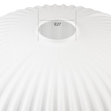 Запасний плафон для люстри HARMA E27 14x25 см білий