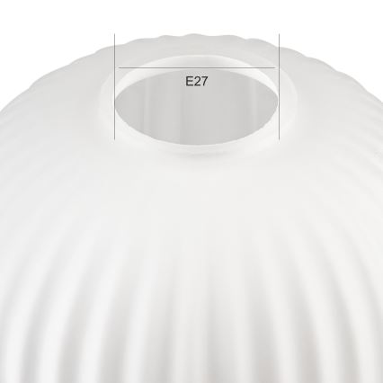 Запасний плафон для люстри HARMA E27 21x14 см білий