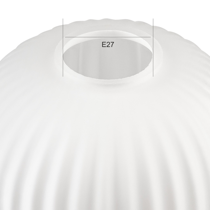Запасний плафон для люстри HARMA E27 21x14 см білий
