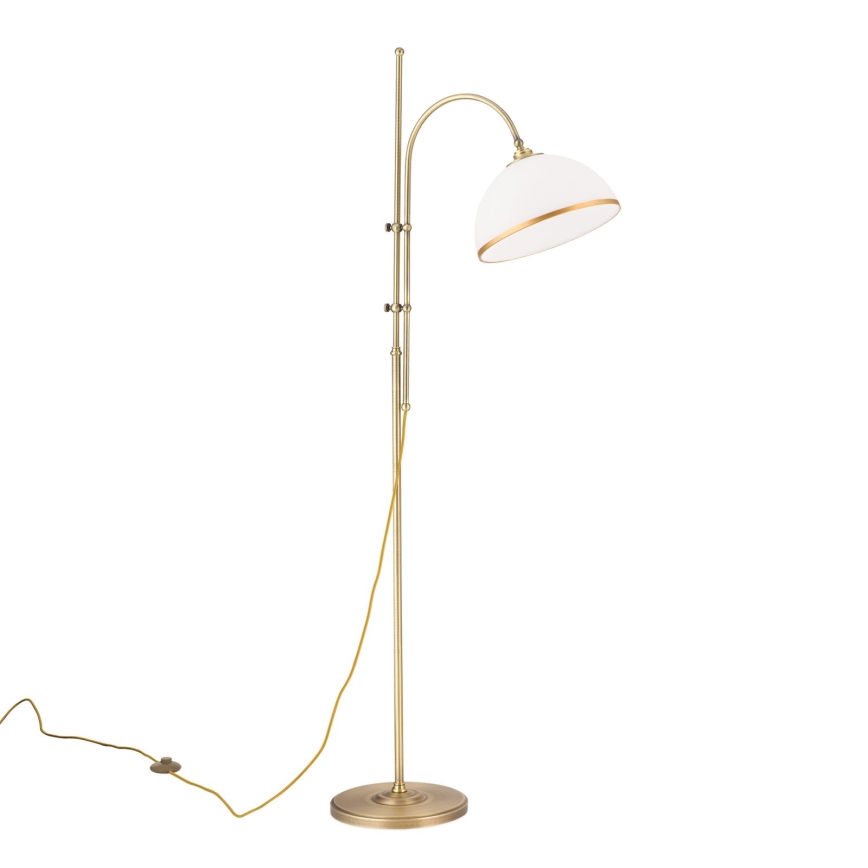 Запасний плафон для люстри та торшера OLD LAMP E27 діаметр 30 см білий/золотий