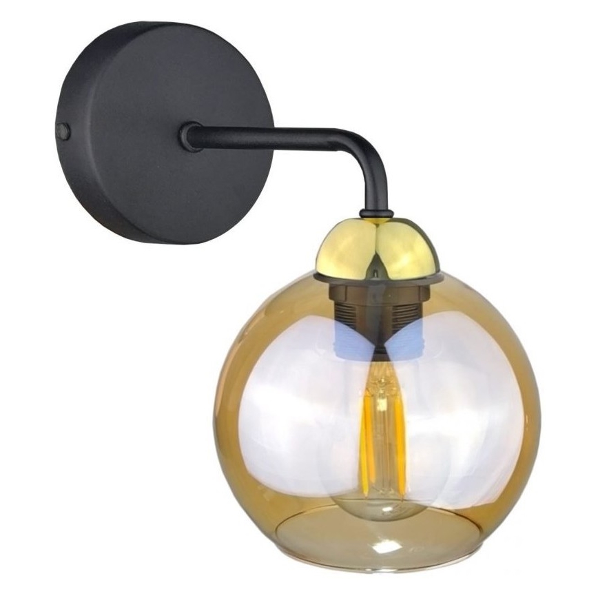 Запасное стекло для настенного светильника AMBER - коричневое дымчатое