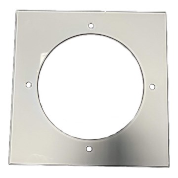 Запасное стекло для потолочного светильника 20x20 см кремового цвета