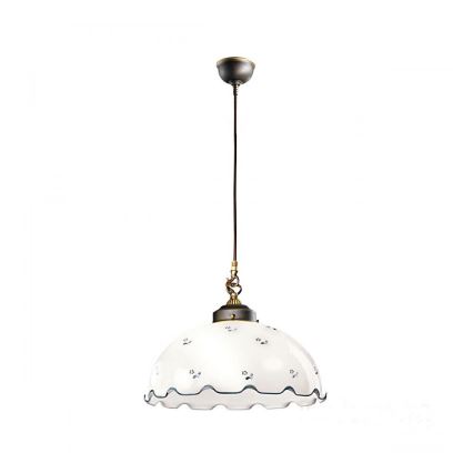 Универсальное запасное стекло NONNA E27 диам. 20 см белое/синее