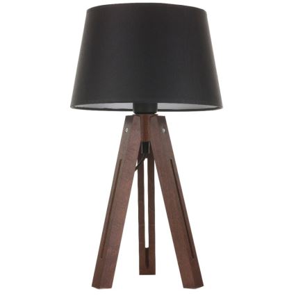 Запасной абажур для настольной лампы LORENZO E27 20x26 см черный