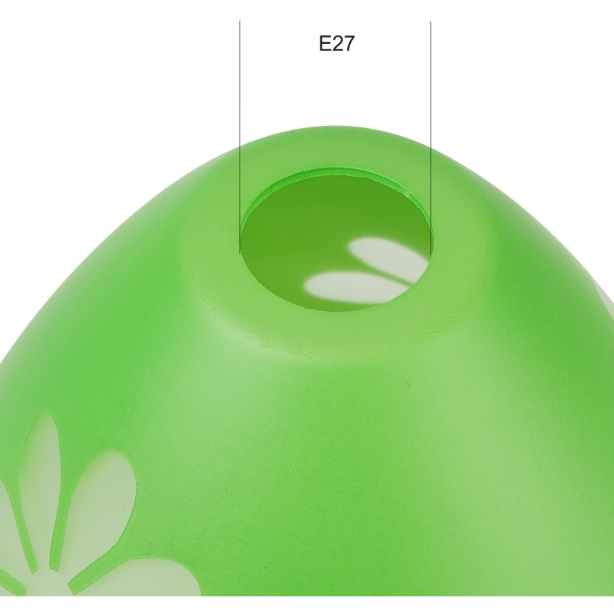 Запасной плафон для люстры GARDEN E27 диаметр 23 см зеленый