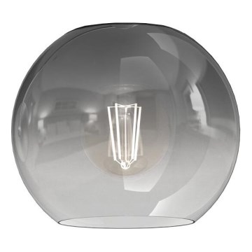 Запасной плафон для люстры и настенного светильника MONTE E27 диаметр 15 см дымчатый