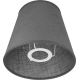 Запасной абажур LORENZO E27 диаметр 16 см серый