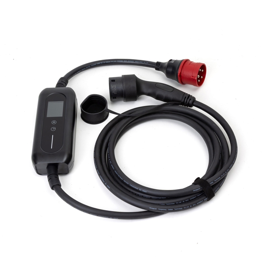 Зарядна станція для електромобілів типу 2, 5 м, 22 кВт, 16А, IP54, Tuya