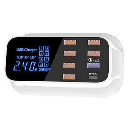 Зарядная станция 8xUSB 40W/230V