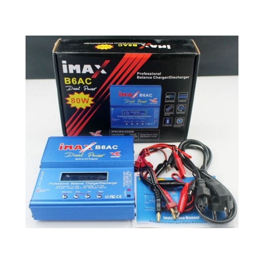 Зарядний пристрій для акумуляторів 80W/11–18V/230V