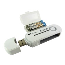 Зарядний пристрій BC-20 2xAAA/USB 5V