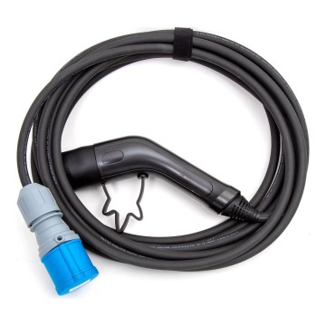 Зарядний кабель для електричних житлових автомобілів типу 2, 7 м, 3,6 кВт, 16А