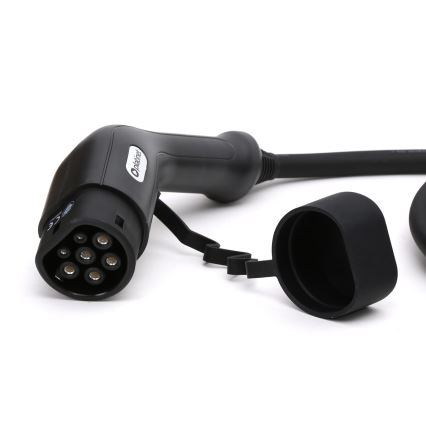 Зарядний кабель для електромобілів типу 2 5м 11kW 16A IP54 чорний