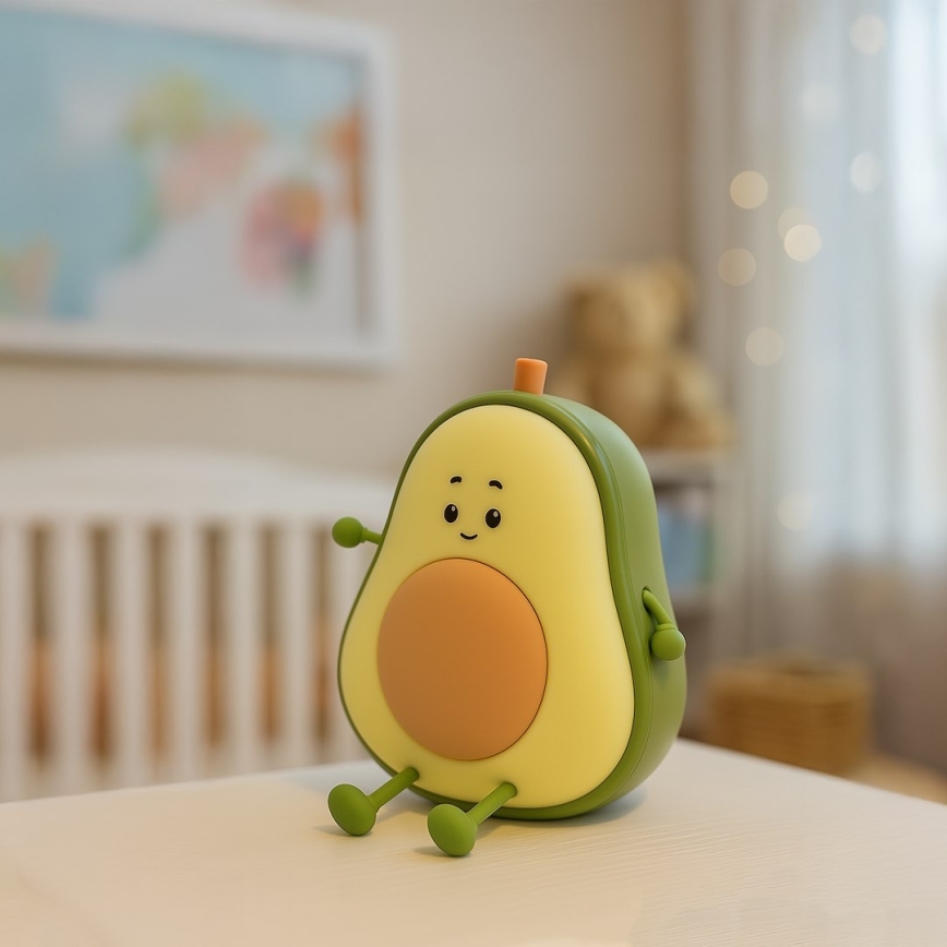 LED затемнюваний акумуляторний сенсорний дитячий нічник AVOCADO LED/1W/5V 1200 mAh