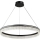 Затемнювана LED кришталева люстра на тросі THALIA LED/55W/230V 3000-6000K діам. 80 cm + пульт дистанційного керування