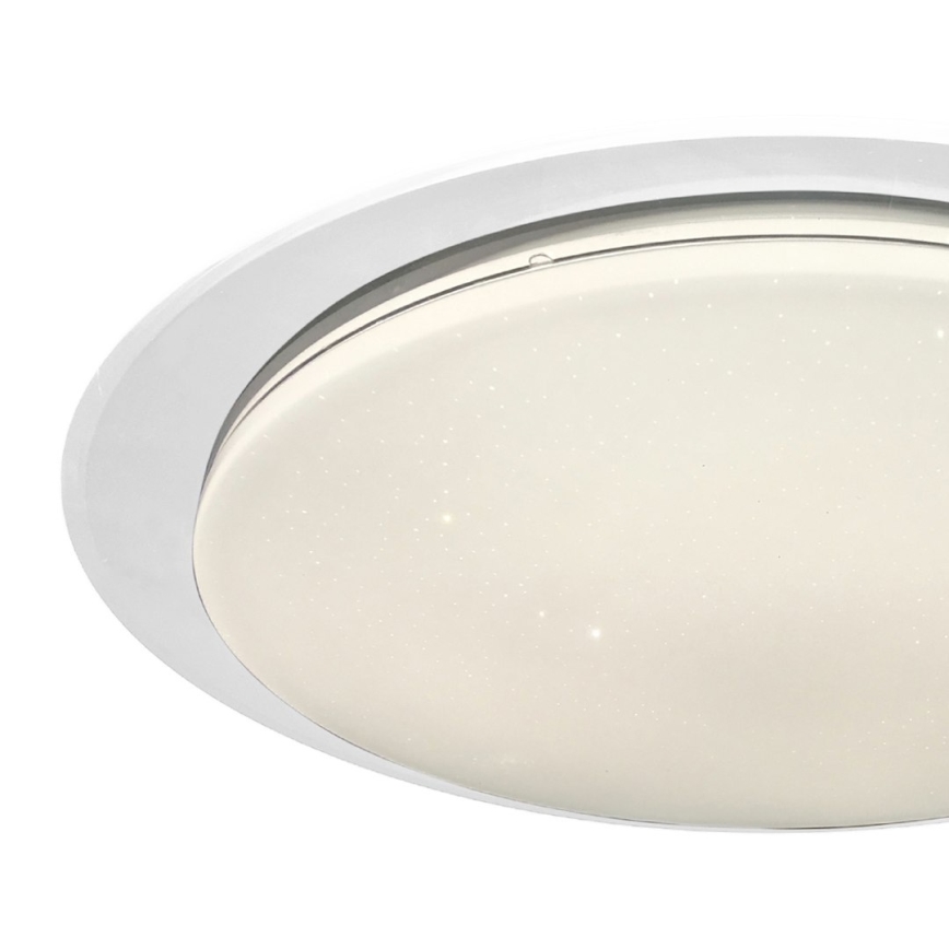 Димований світлодіодний стельовий світильник SONIC LED/100W/230V 3000-6000K діам. 85 см білий + дистанційне керування