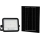 Затемнюваний сонячний LED-прожектор LED/100W/3,2V 2000-8000K IP65 5000 mAh чорний + пульт дистанційного керування