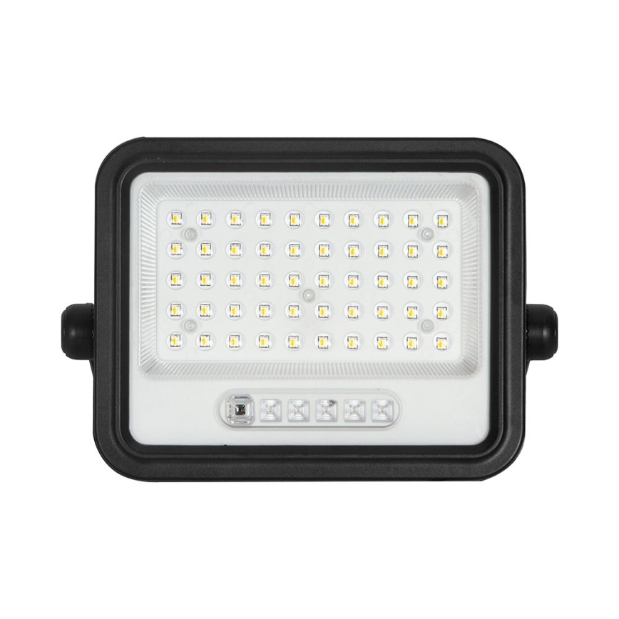 Затемнюваний сонячний LED-прожектор LED/100W/3,2V 2000-8000K IP65 5000 mAh чорний + пульт дистанційного керування