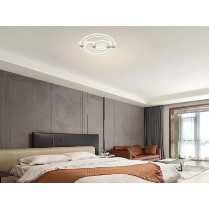 Затемнюваний стельовий світлодіодний світильник LED/120W/230V 3000-6500K + пульт дистанційного керування