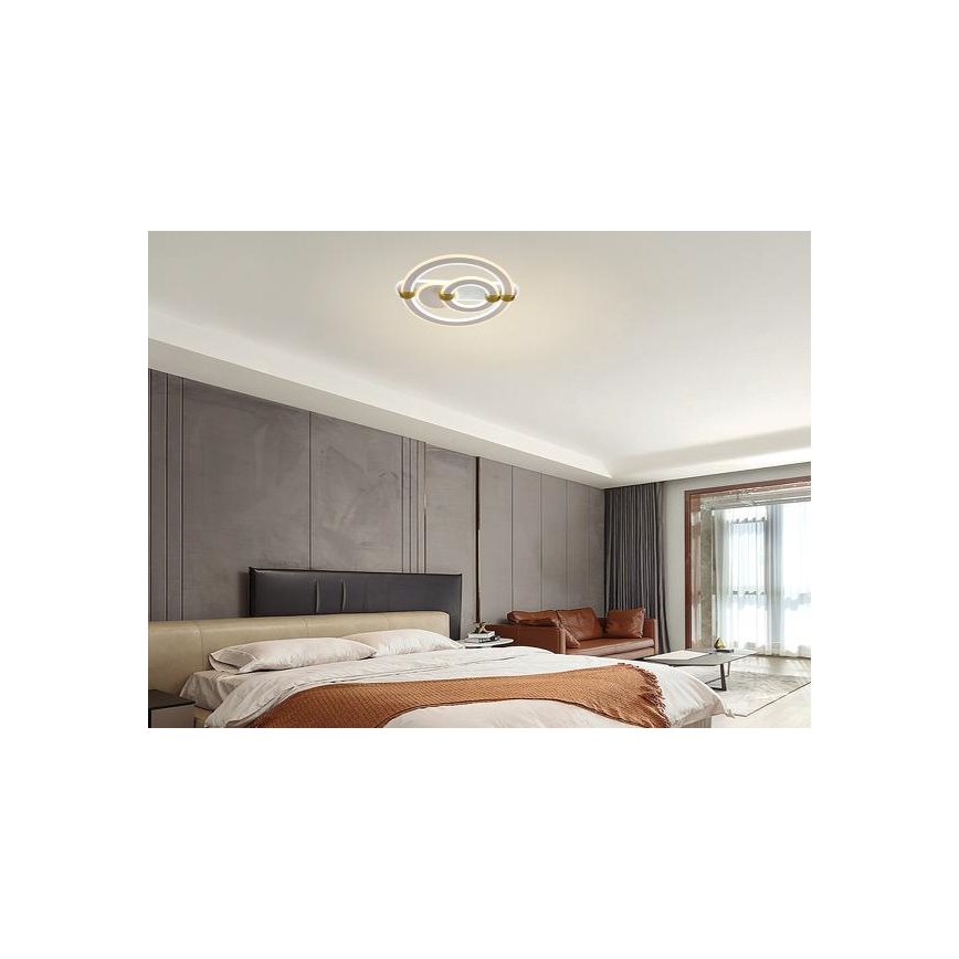 Затемнюваний стельовий світлодіодний світильник LED/120W/230V 3000-6500K + пульт дистанційного керування