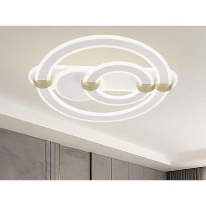 Затемнюваний стельовий світлодіодний світильник LED/120W/230V 3000-6500K + пульт дистанційного керування