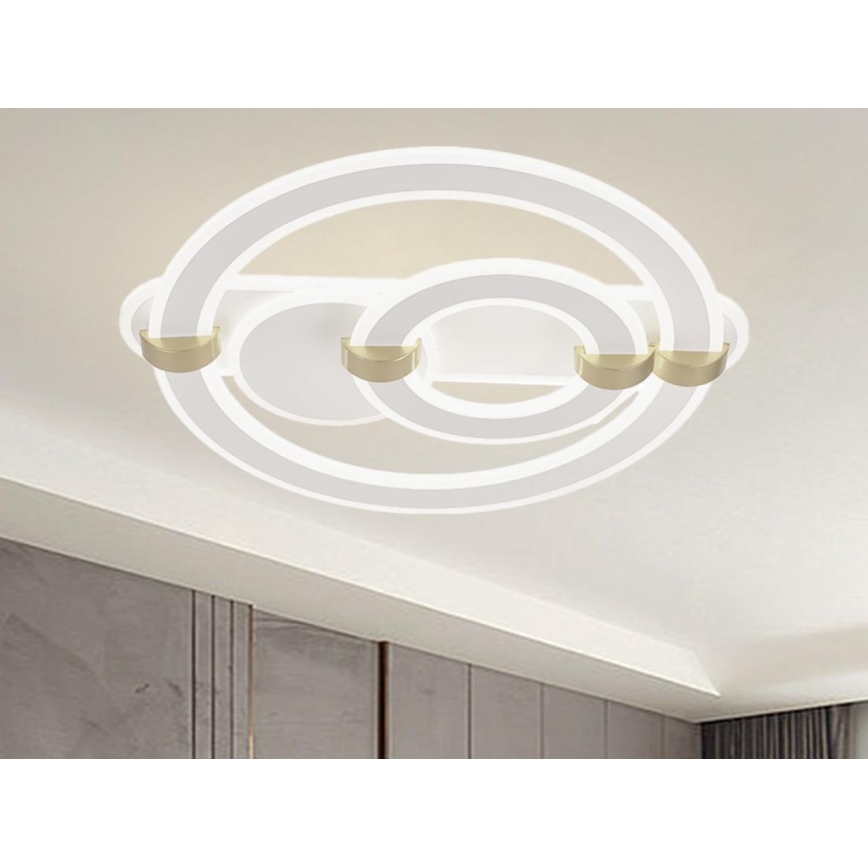Затемнюваний стельовий світлодіодний світильник LED/120W/230V 3000-6500K + пульт дистанційного керування