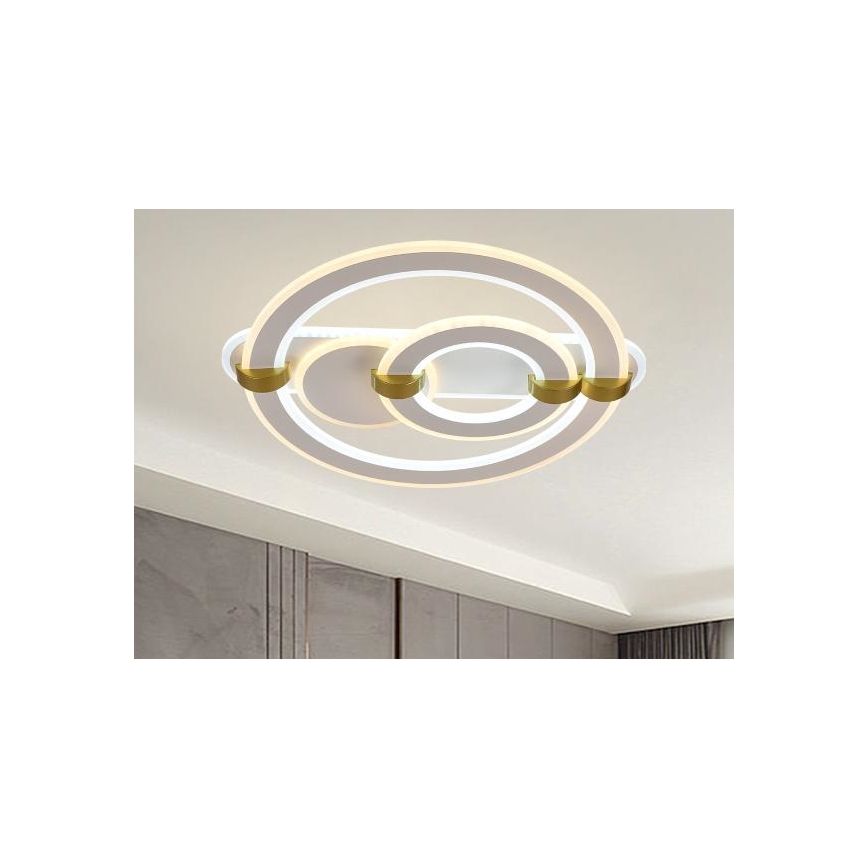 Затемнюваний стельовий світлодіодний світильник LED/120W/230V 3000-6500K + пульт дистанційного керування