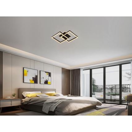 Затемнюваний стельовий світлодіодний світильник LED/80W/230V 3000-6500K + пульт дистанційного керування