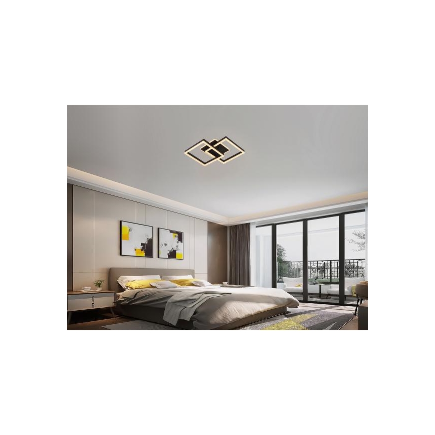 Затемнюваний стельовий світлодіодний світильник LED/80W/230V 3000-6500K + пульт дистанційного керування