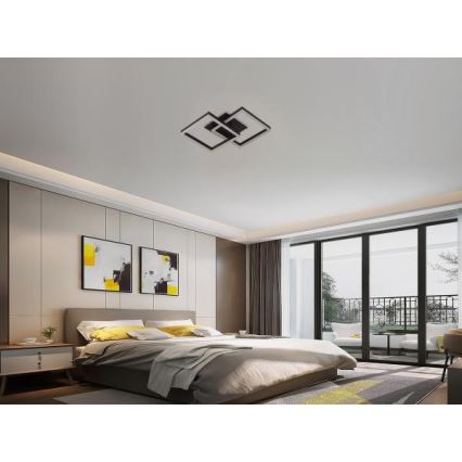 Затемнюваний стельовий світлодіодний світильник LED/80W/230V 3000-6500K + пульт дистанційного керування