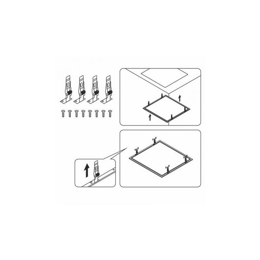Затискачі для світлодіодних панелей