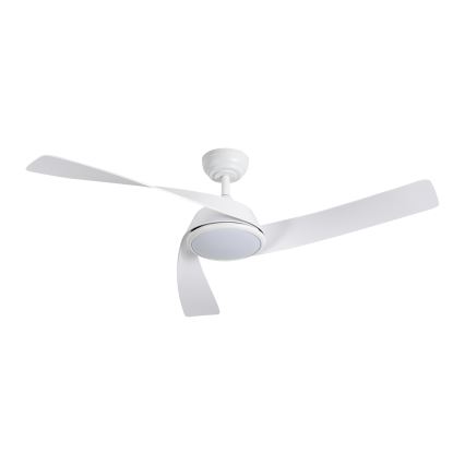 ZEVENTI - светодиодный диммируемый потолочный вентилятор AERYS LED/24Вт/230В 3000/4000/6000К Wi-Fi Tuya белый + пульт дистанционного управления