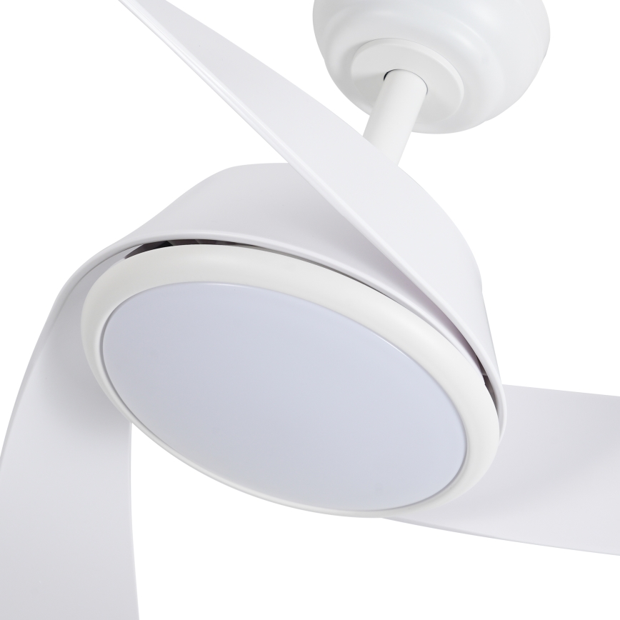 ZEVENTI - светодиодный диммируемый потолочный вентилятор AERYS LED/24Вт/230В 3000/4000/6000К Wi-Fi Tuya белый + пульт дистанционного управления