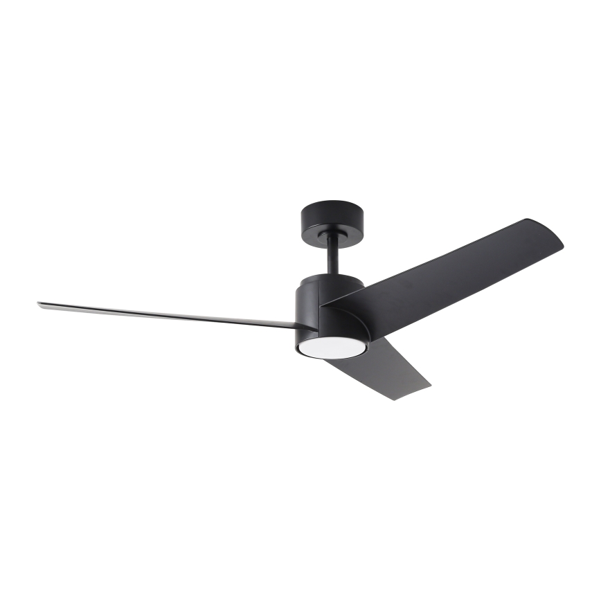 ZEVENTI - LED потолочный вентилятор ORVIETO LED/18W/230V 3000/4000/6000K Wi-Fi Tuya чёрный + пульт дистанционного управления