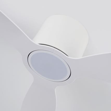 ZEVENTI - диммируемый светодиодный потолочный вентилятор VENTORA LED/24W/230V 3000/4000/6000K Wi-Fi Tuya bílá + пульт дистанционного управления