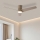 ZEVENTI - LED стельовий вентилятор BARROSA LED/18W/230V 3000/4000/6000K Wi-Fi Tuya бежевий + пульт дистанційного керування