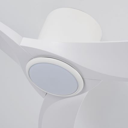 ZEVENTI - LED регульований по яскравості стельовий вентилятор ORBITO LED/24W/230V 3000/4000/6000K Wi-Fi Tuya білий + пульт дистанційного керування