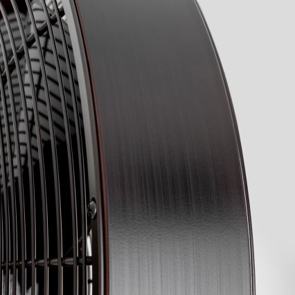 ZEVENTI - Настенный вентилятор FREEZE 50W/230V диаметр 40 см черный/коричневый + дистанционное управление