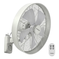 ZEVENTI - Настенный вентилятор FREEZE 50W/230V диаметр 40 см белый + дистанционное управление