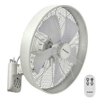 ZEVENTI - Настенный вентилятор FREEZE 50W/230V диаметр 40 см белый + дистанционное управление