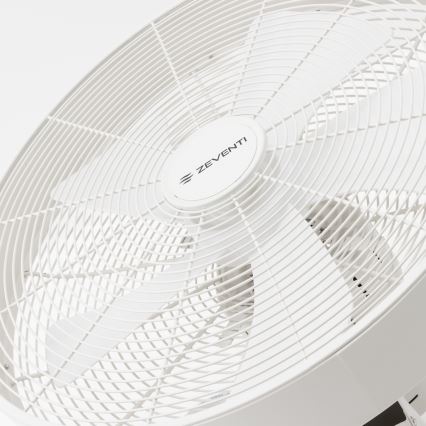 ZEVENTI - Настенный вентилятор FREEZE 50W/230V диаметр 40 см белый + дистанционное управление