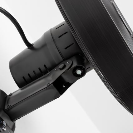 ZEVENTI - Настенный вентилятор FREEZE 50W/230V диаметр 40 см черный + дистанционное управление