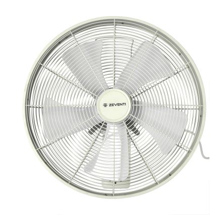 ZEVENTI - Настінний вентилятор FREEZE 50W/230V діаметр 40 см білий + пульт дистанційного керування