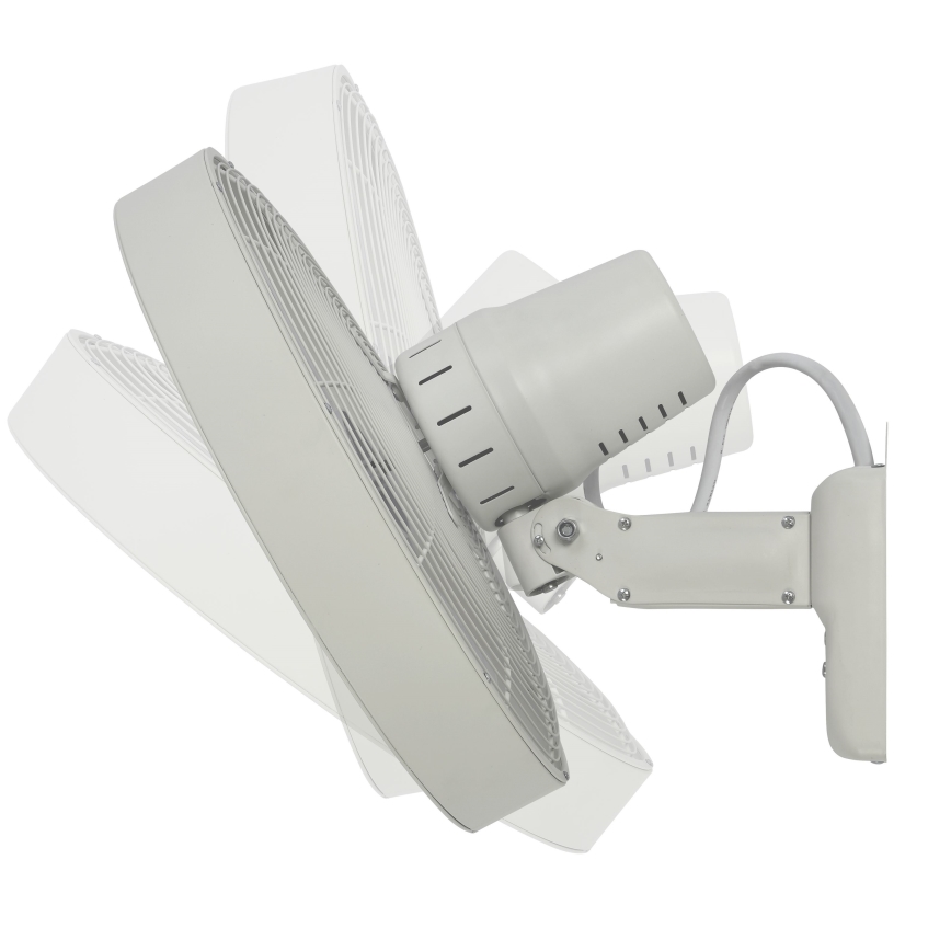 ZEVENTI - Настінний вентилятор FREEZE 50W/230V діаметр 40 см білий + пульт дистанційного керування