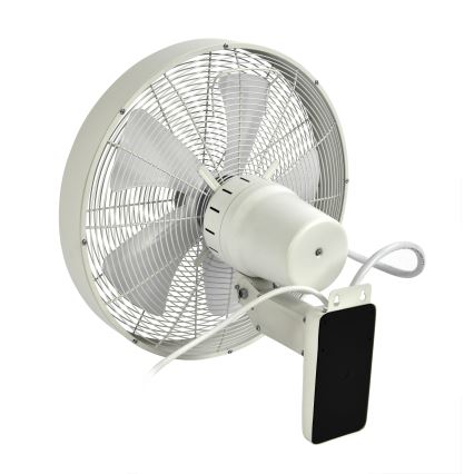 ZEVENTI - Настінний вентилятор FREEZE 50W/230V діаметр 40 см білий + пульт дистанційного керування