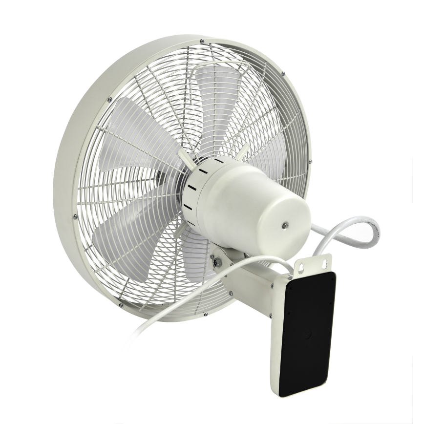 ZEVENTI - Настінний вентилятор FREEZE 50W/230V діаметр 40 см білий + пульт дистанційного керування