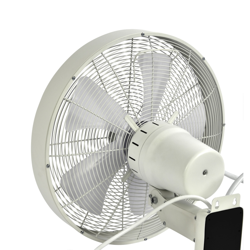 ZEVENTI - Настінний вентилятор FREEZE 50W/230V діаметр 40 см білий + пульт дистанційного керування