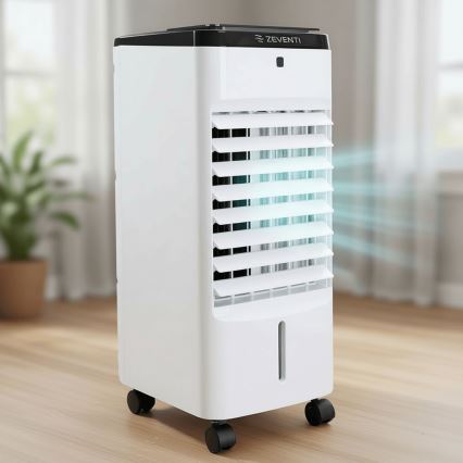 ZEVENTI - Охолоджувач повітря ARCTIC 60W/230V чорний/білий + пульт дистанційного керування