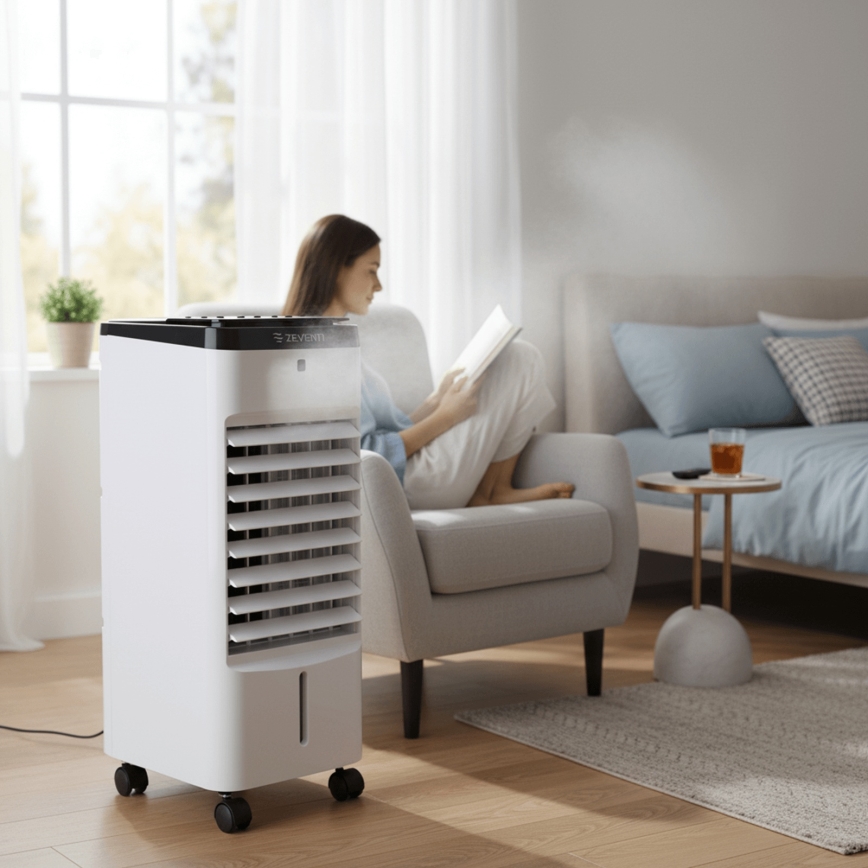 ZEVENTI - Охолоджувач повітря ARCTIC 60W/230V чорний/білий