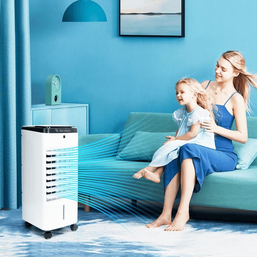 ZEVENTI - Охолоджувач повітря ARCTIC 60W/230V чорний/білий